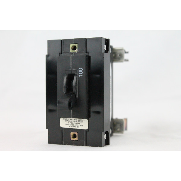 AIRPAX 100 AMP SINGLE POLE DOUBLE CLIP IN CIRCUIT BREAKER LELC1-1REC5-29755-19
