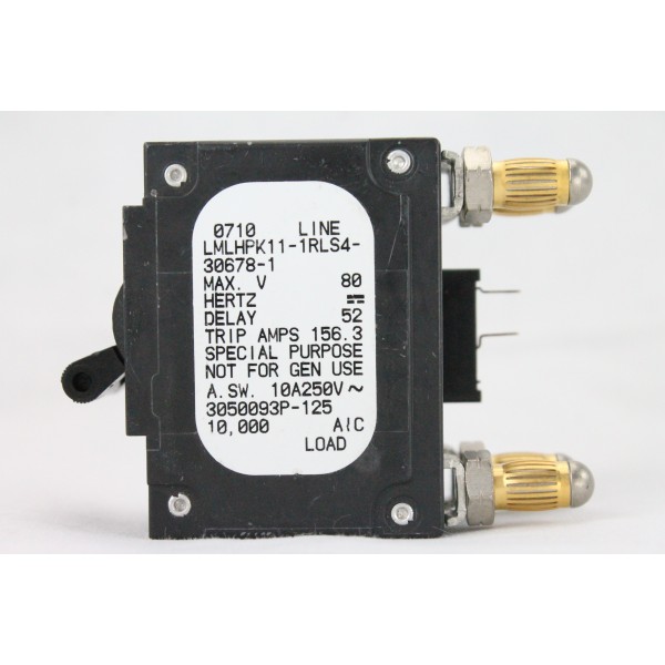 AIRPAX 125 AMP CIRCUIT BREAKER BULLET STYLE LMLHPK...